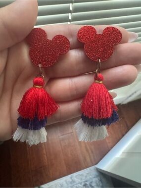Mickey Tassel Earrings